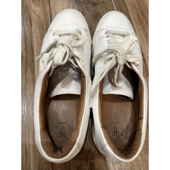 Women’s Frye Ivy Low Lace Luxe Leather Sneakers Tennis Shoes 8M - Picture 3 of 9